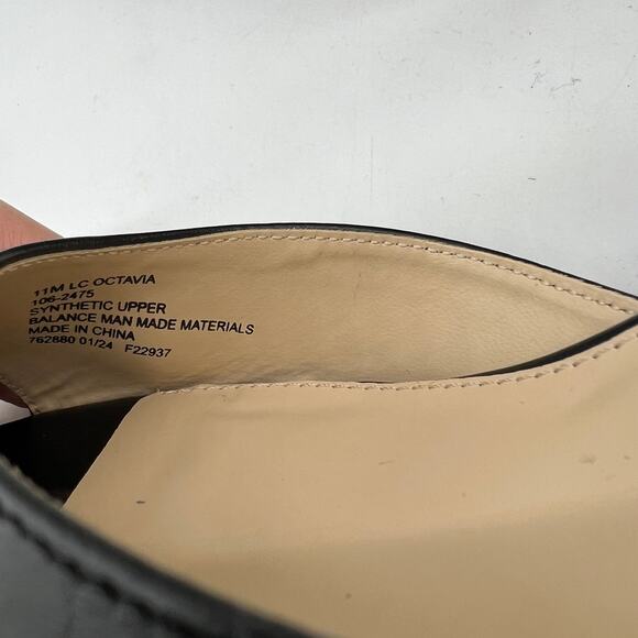 Liz Claiborne Womens Octavia Wedge Sandals Black Size 11M - Picture 9 of 12